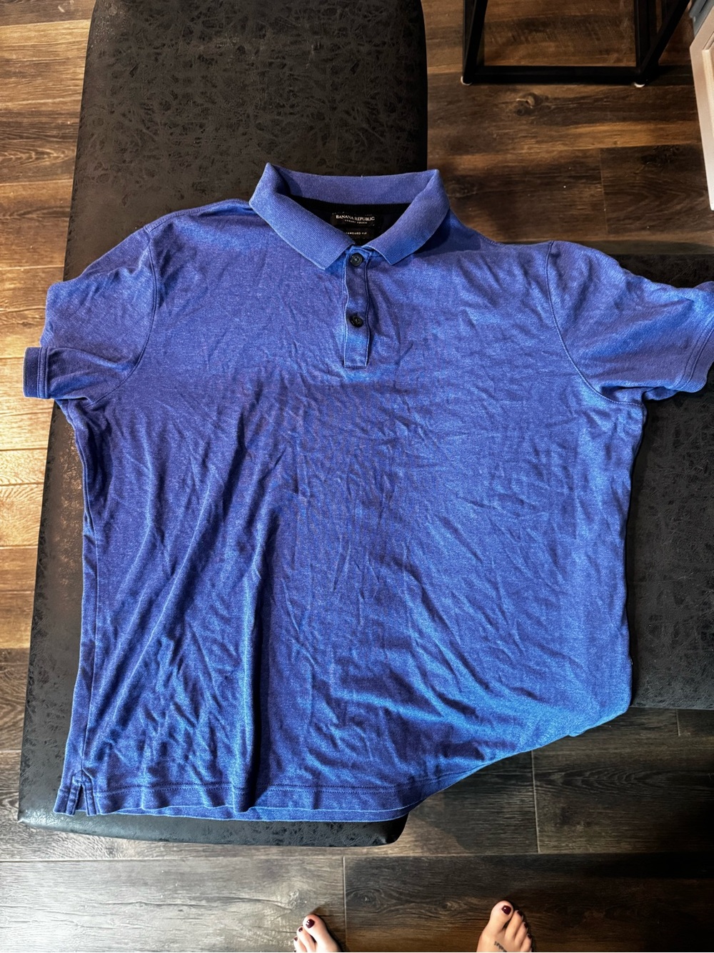 Banana Republic Royal Blue Polo Shirt
